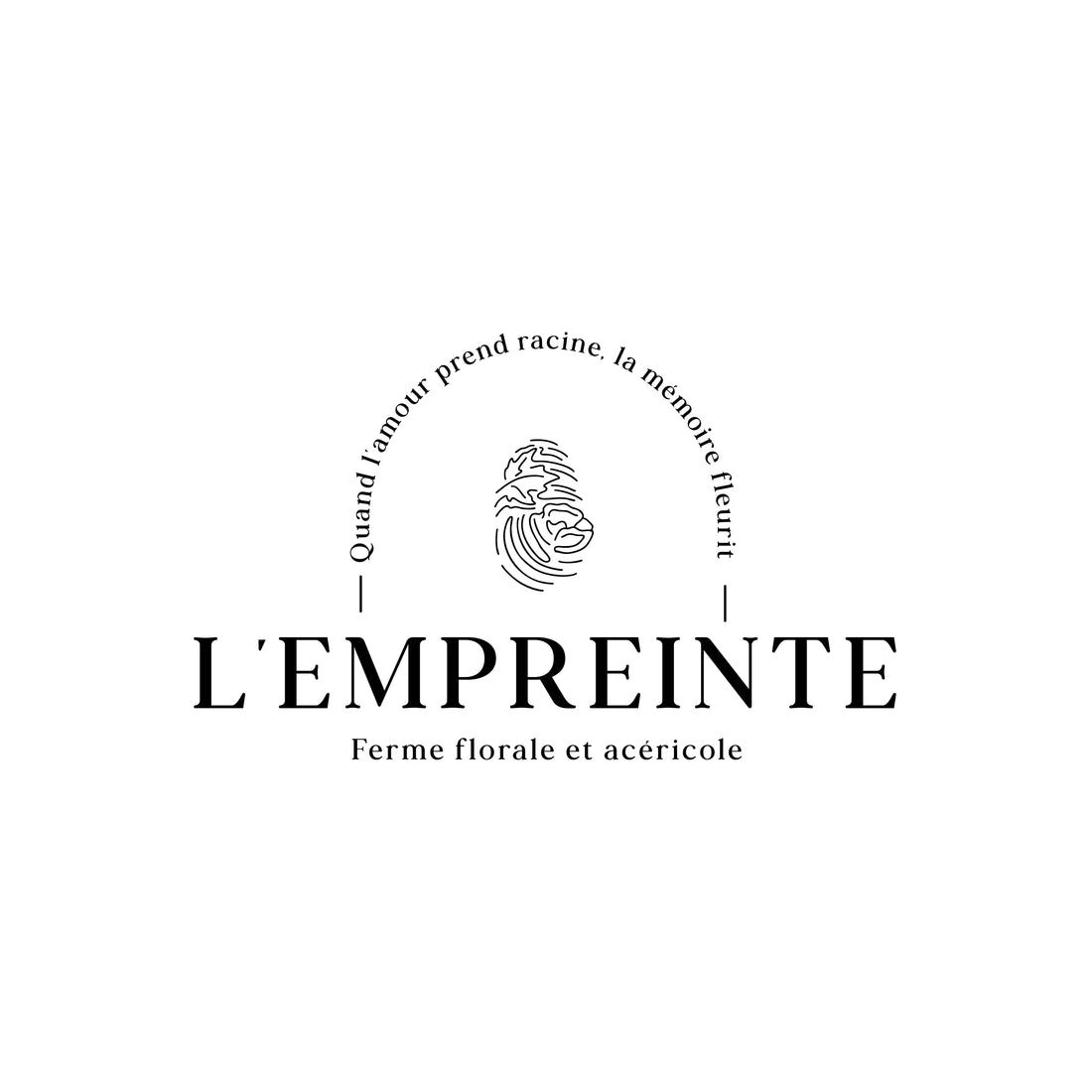 Logo L'empreinte - Ferme florale et acéricole