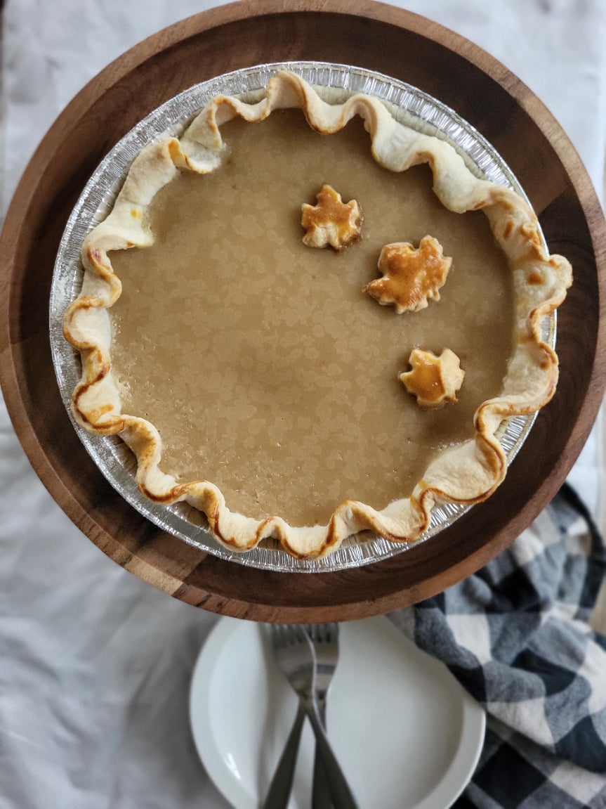 Tarte érable à la crème