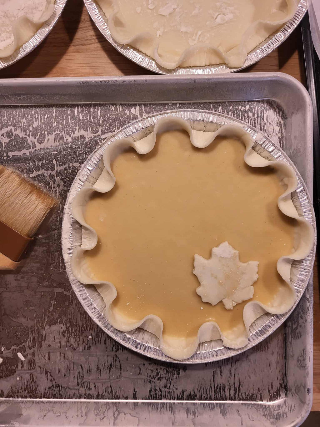 Tarte érable à la crème